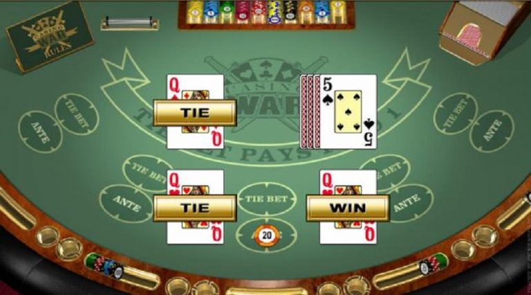 casino war card counting