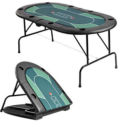 8 Players Folding Poker Table