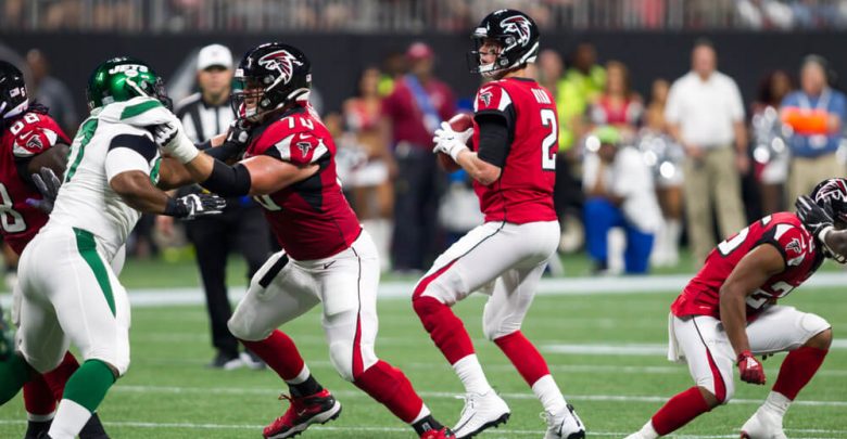 Matt Ryan - week #3 of the 2019 NFL Pre-Season Game Atlanta Falcons Host the New York Jets on Thursday August 15th 2019 at the Mercedes Benz Stadium in Atlanta Georgia USA