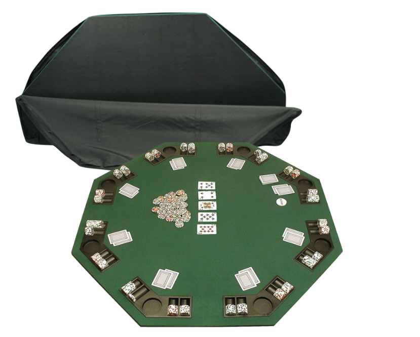 Trademark Deluxe Poker and Blackjack Table Top with Case